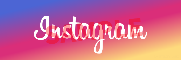 インスタグラム風ロゴ・フォント変換 (1)